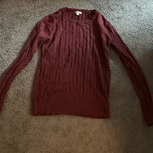 Merona maroon sweater